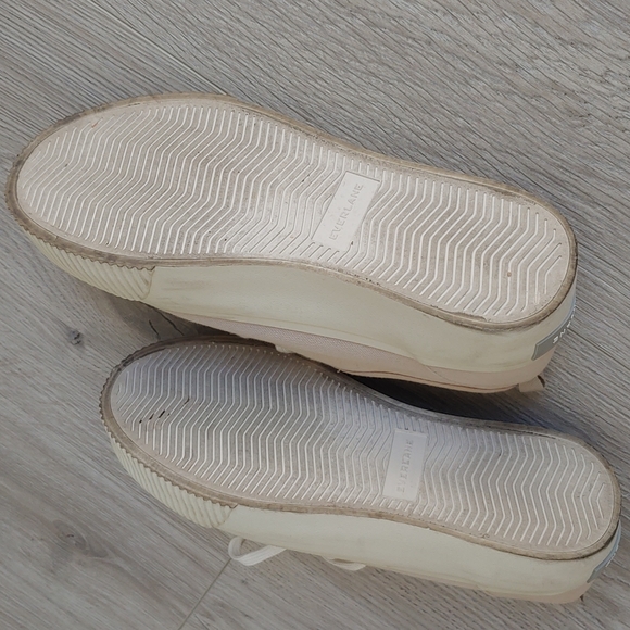 Everlane 100% Organic Canvas Cotton Platform Sneakers US women's 5 EUC - Picture 8 of 12